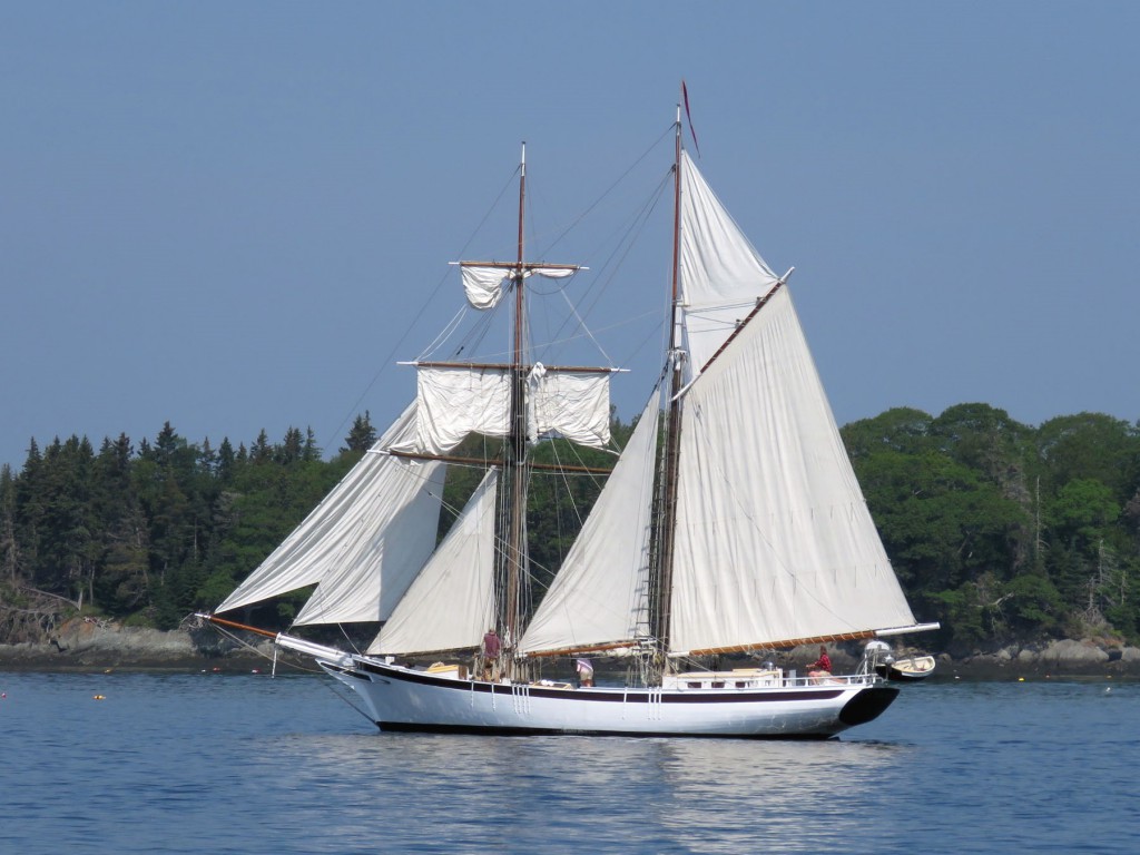 Schooner Actress sailing in the 43rd Annual Great Schooner Race