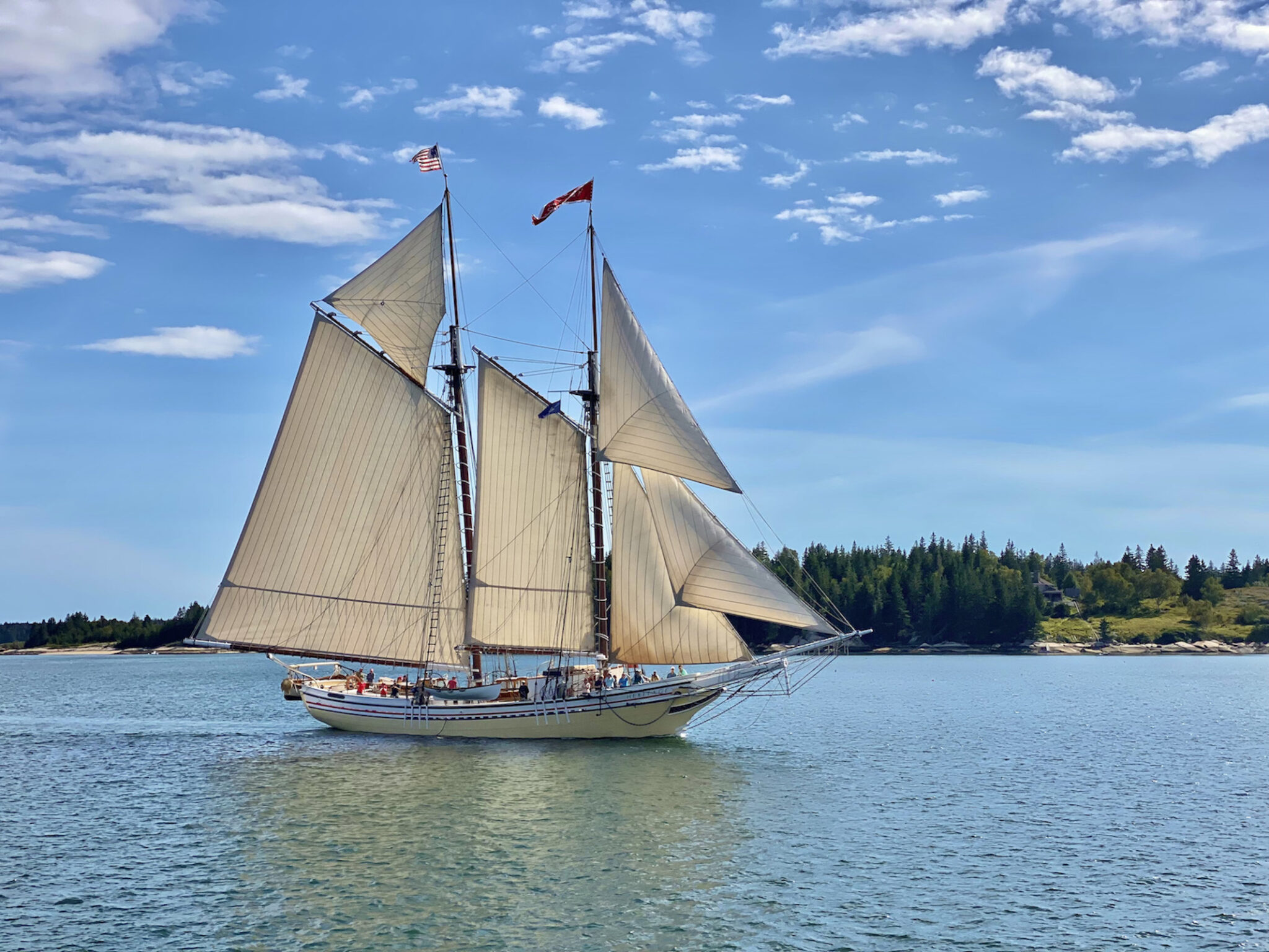 sailboat charter in maine